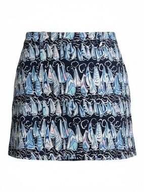 Like New  LILLY PULITZER Ladies Colette Knit Skort "SAILS AND STRIPES" Size 2